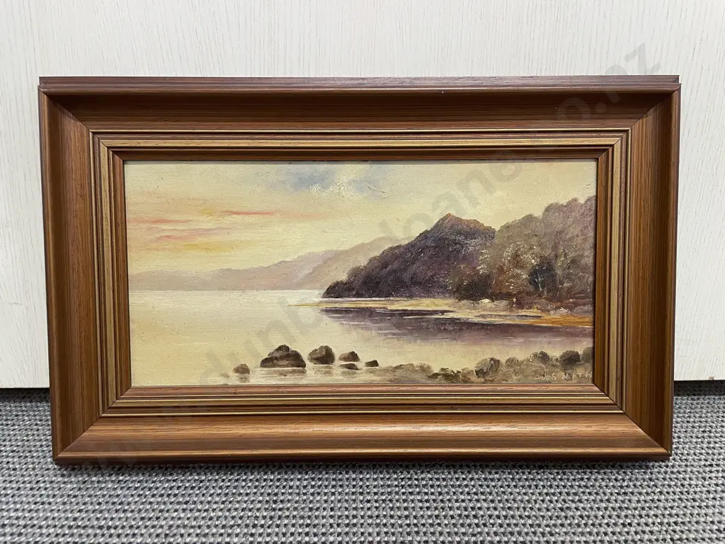 Pair of J. Smith - Coastal NZ Landscapes - Oil on Board (2) Image 1++