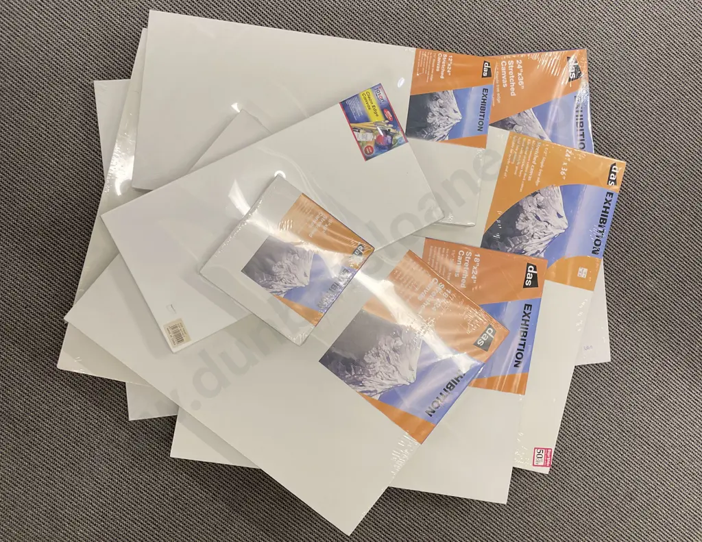 Seven Assorted As New Canvases Image 1++