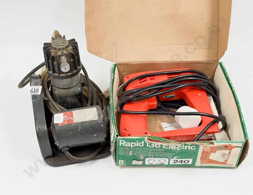 Miller Compressor & Airbrush & Stapler Gun a/f Image 1++