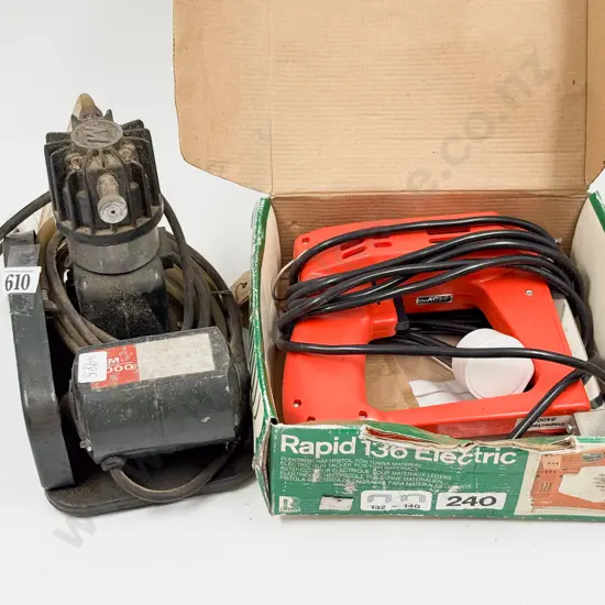 Miller Compressor & Airbrush & Stapler Gun a/f