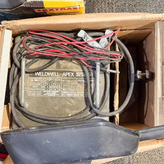 Weldwell-Apex Arc Welder & Two Handled Welding Face Shields