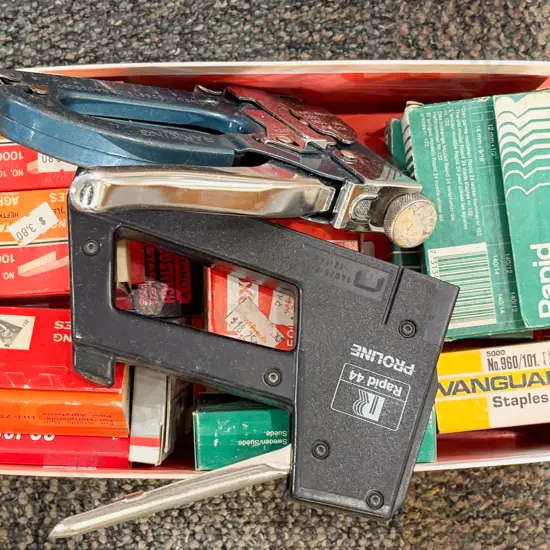 Assorted Staple Guns & Staples