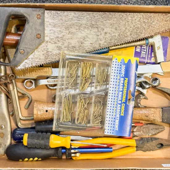 Box of Assorted Tools