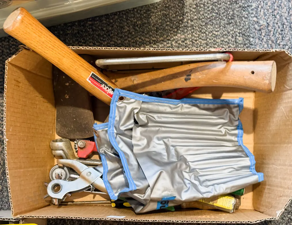Box of Assorted Tools Image 1++