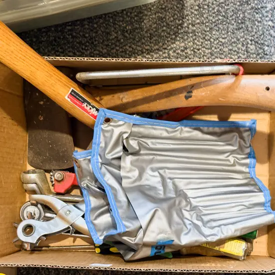 Box of Assorted Tools