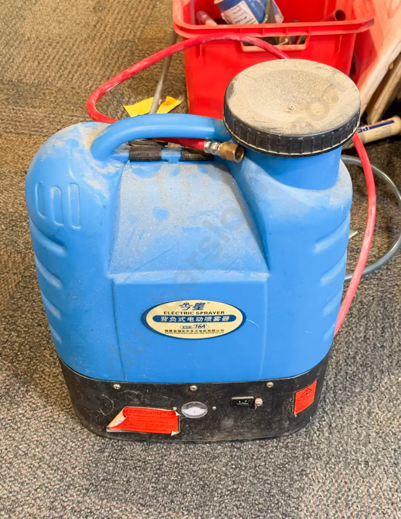 Quantity of Assorted Painting Accessories together with Garden Sprayer Backpack (Faults) Image 1++