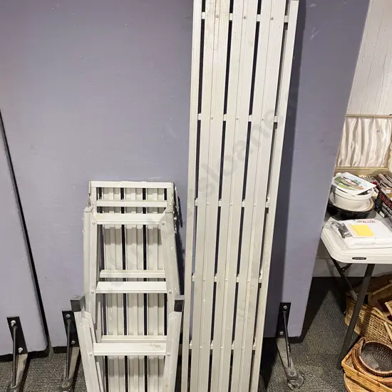 Aluminium Scaffold Ladder with Scaffold Plank