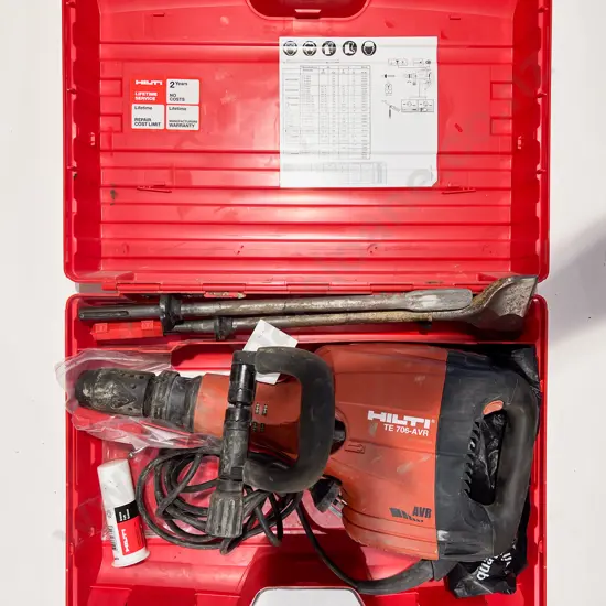 Hilti TE 706  Concrete Breaker in Case