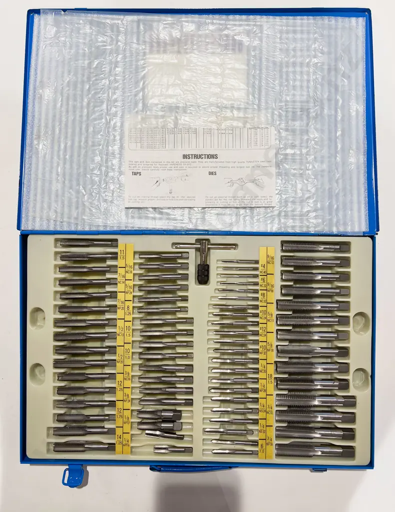 110 Piece Tap & Die Set Image 1++