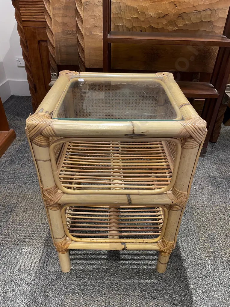 Cane & Wycombe Three-Tier Coffee Table Image 1++