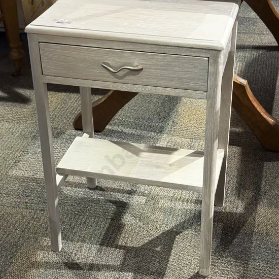 Painted Single Drawer Bedside Table