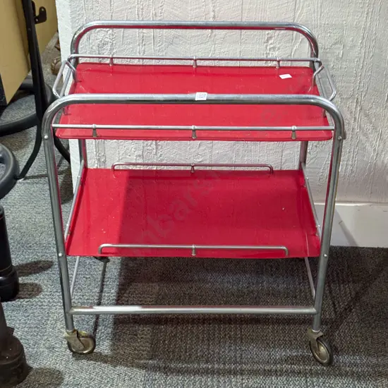 Art Deco Chrome Tea Trolley