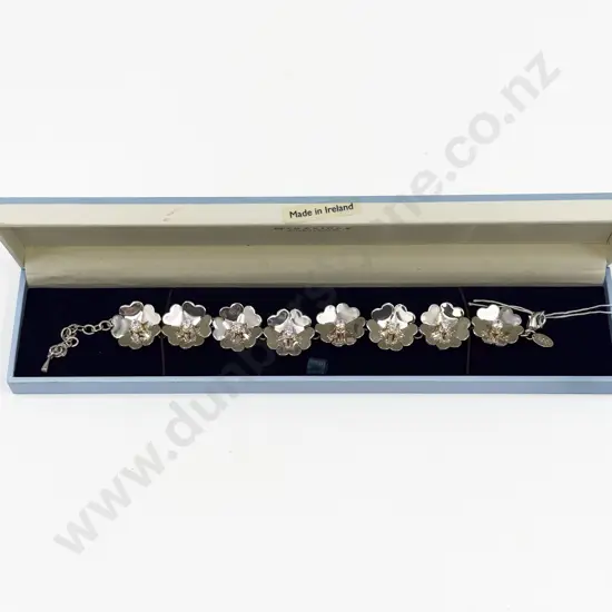 Newbridge Silverware (Ireland) Sterling Siver Floral Bracelet