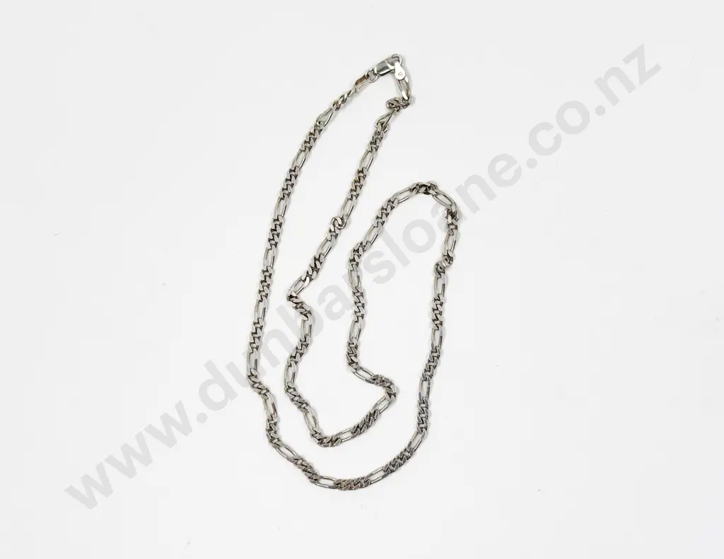 Sterling Silver Fancy Link Neck Chain Image 1++