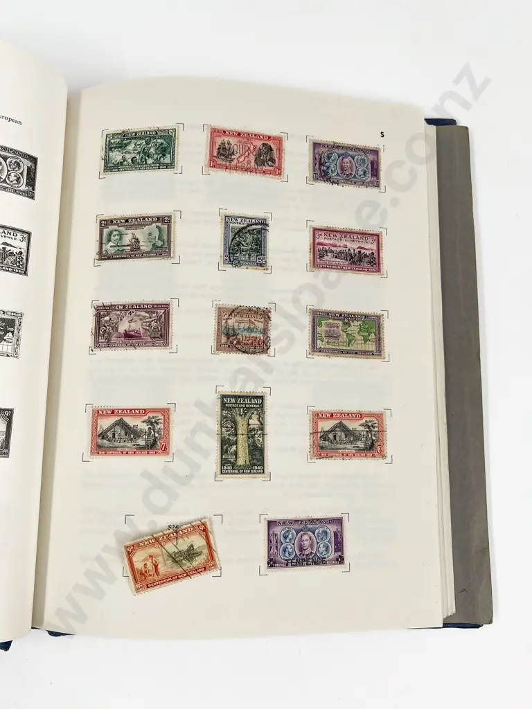 NZ Campbell Patterson (loose-leaf) Stamp Albums 1855-to Present Day (very incomplete) Image 1++