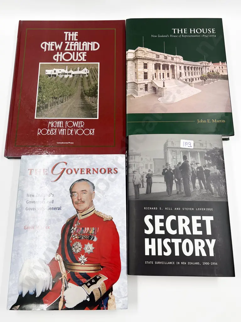 Secret History - Richard S. Hill & Stephen Loveridge together with Three Other NZ Reference Image 1++