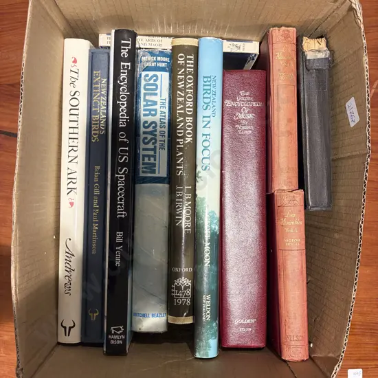 Box Quantity of Assorted Books incl Ornathelogical Reference