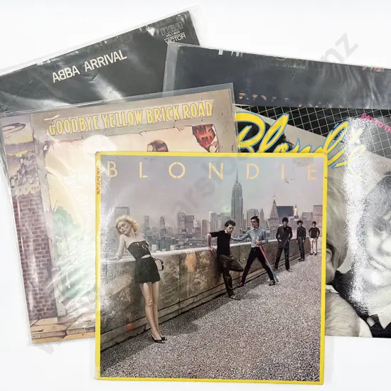 Five Assorted Vintage Vinyl Records