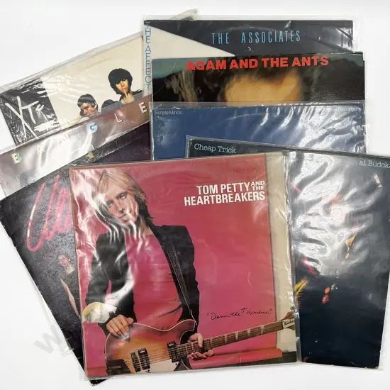 Eight Assorted Vintage Vinyl Records