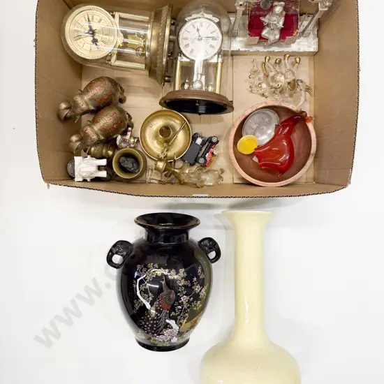 Box of Assorted incl Quantity of Elephant Ornaments