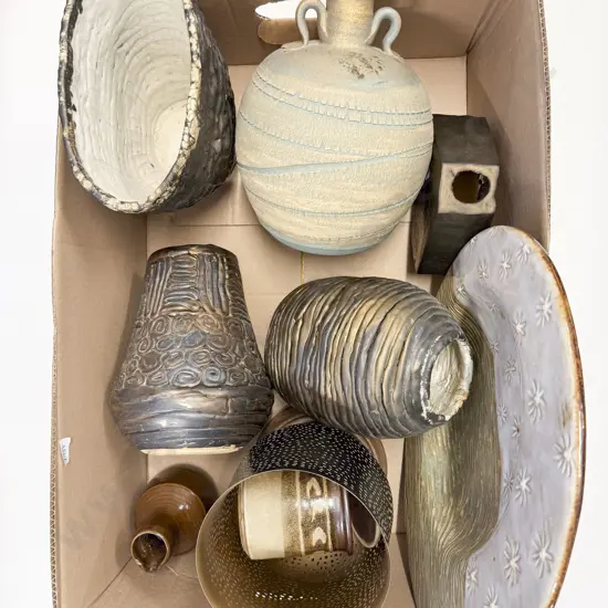 Box Quantity of Assorted Pottery Etc