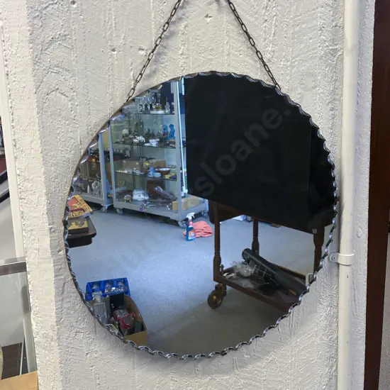 Circular Bevelled Edge Wall Mirror
