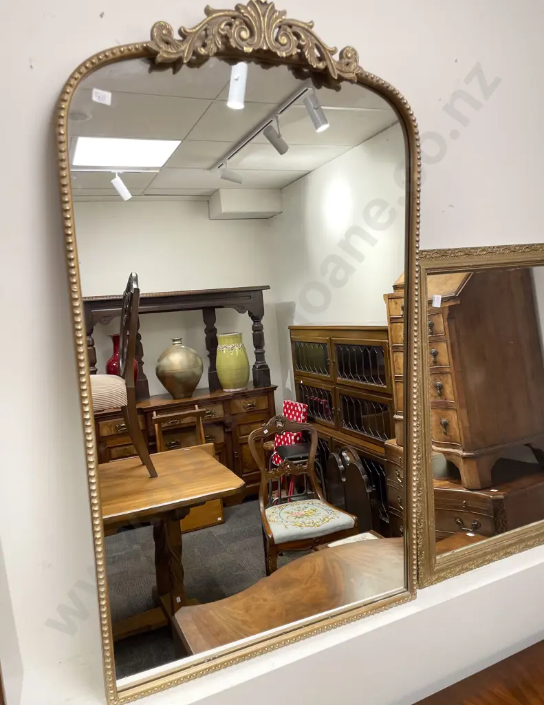 Ornate Gilt Framed Wall Mirror Image 1++