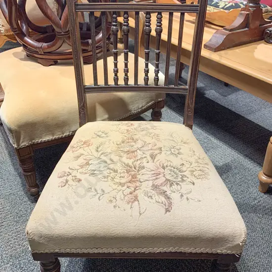 Victorian Spindle Back Nursing Chair