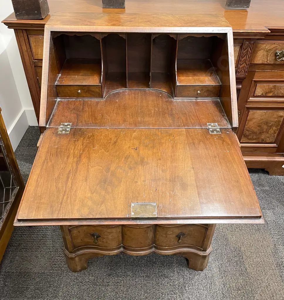 Geo I Style Walnut Bureau Image 1++