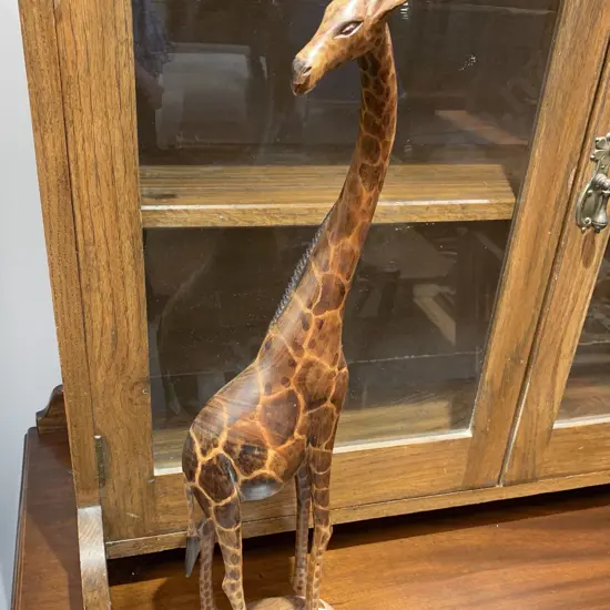 Ornamental Wooden Giraffe