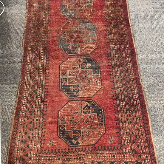 Antique Afghan Turkoman Rug