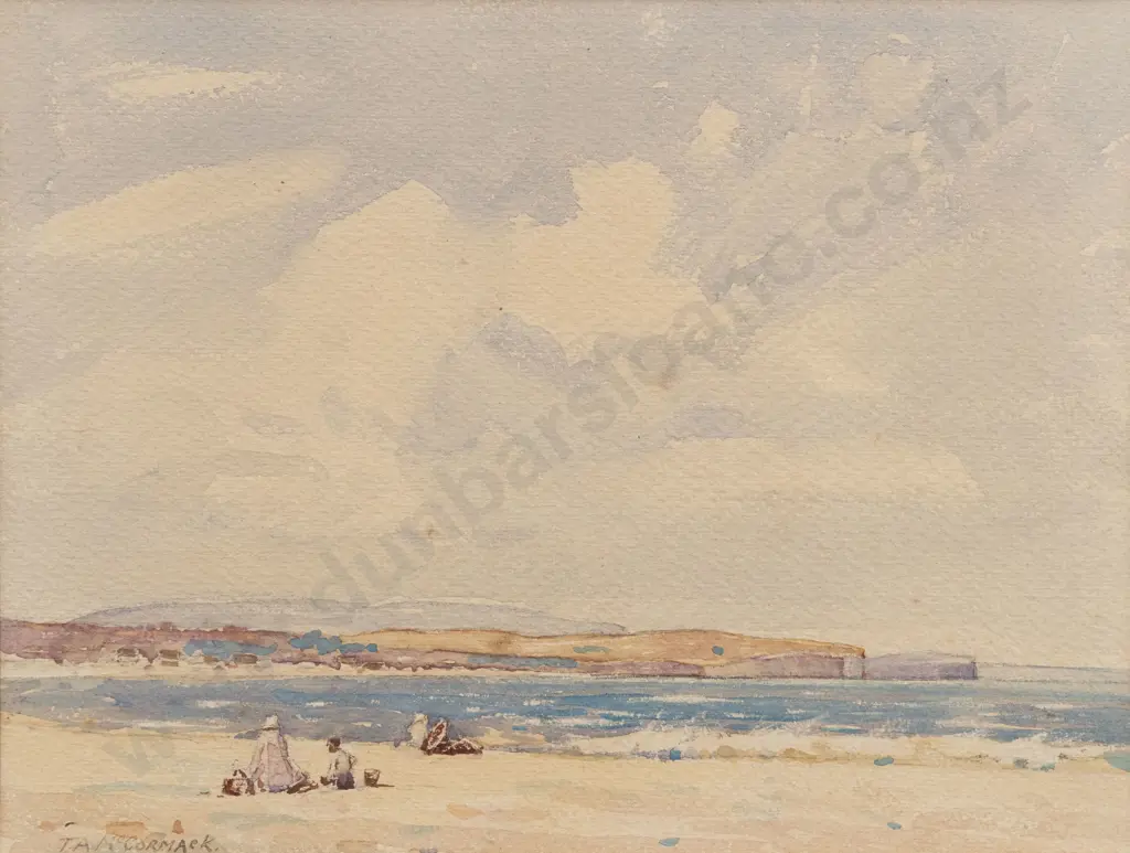 T A McCormack - Beach Scene Image 1++