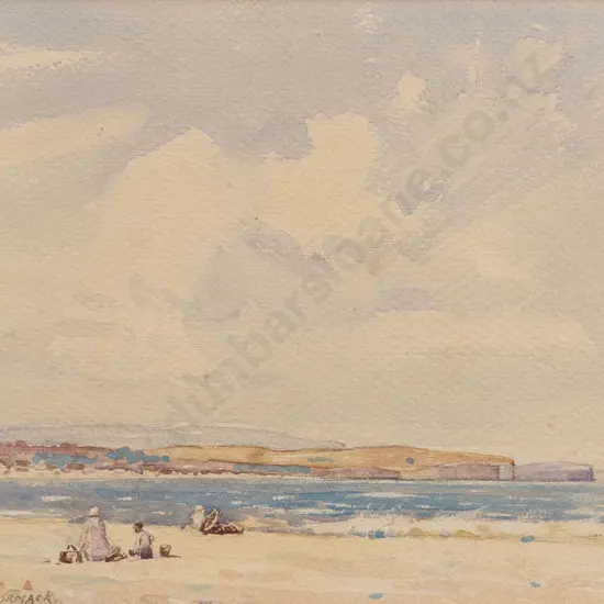 T A McCormack - Beach Scene