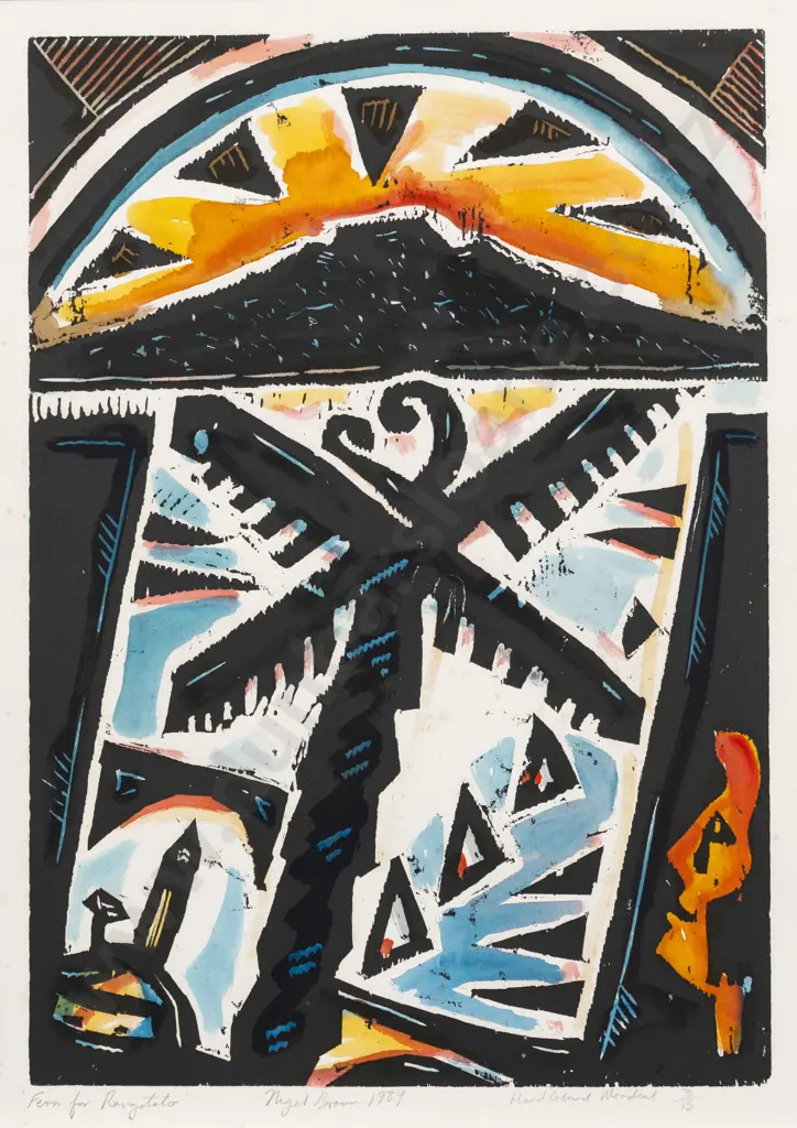 Nigel Brown - Fern for Rangitoto Image 1++