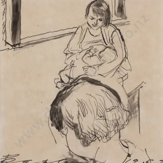 Helen Crabb - Figure Study Mother & Children