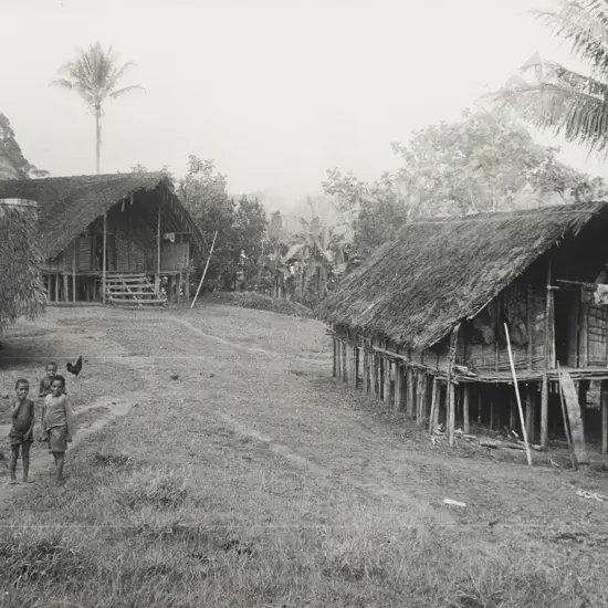 Unknown Photographer - C1980s PNG Village Scene