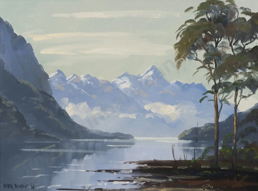Peter Beadle - Early Morning - Lake Manapouri Image 1++