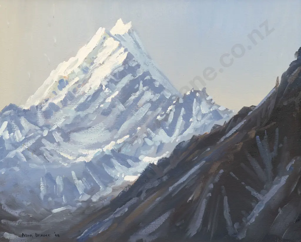 Peter Beadle - Evening Light - Mt Cook Image 1++