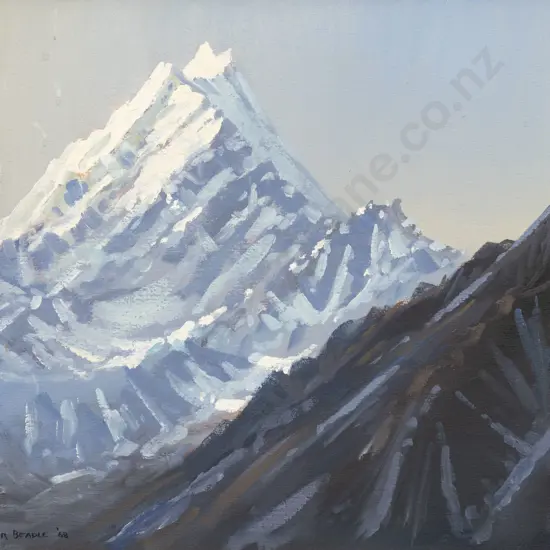 Peter Beadle - Evening Light - Mt Cook