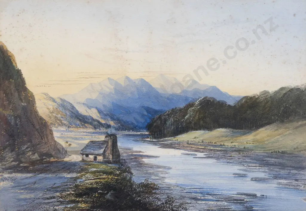 Unknown Artist - South Island Landscape Image 1++