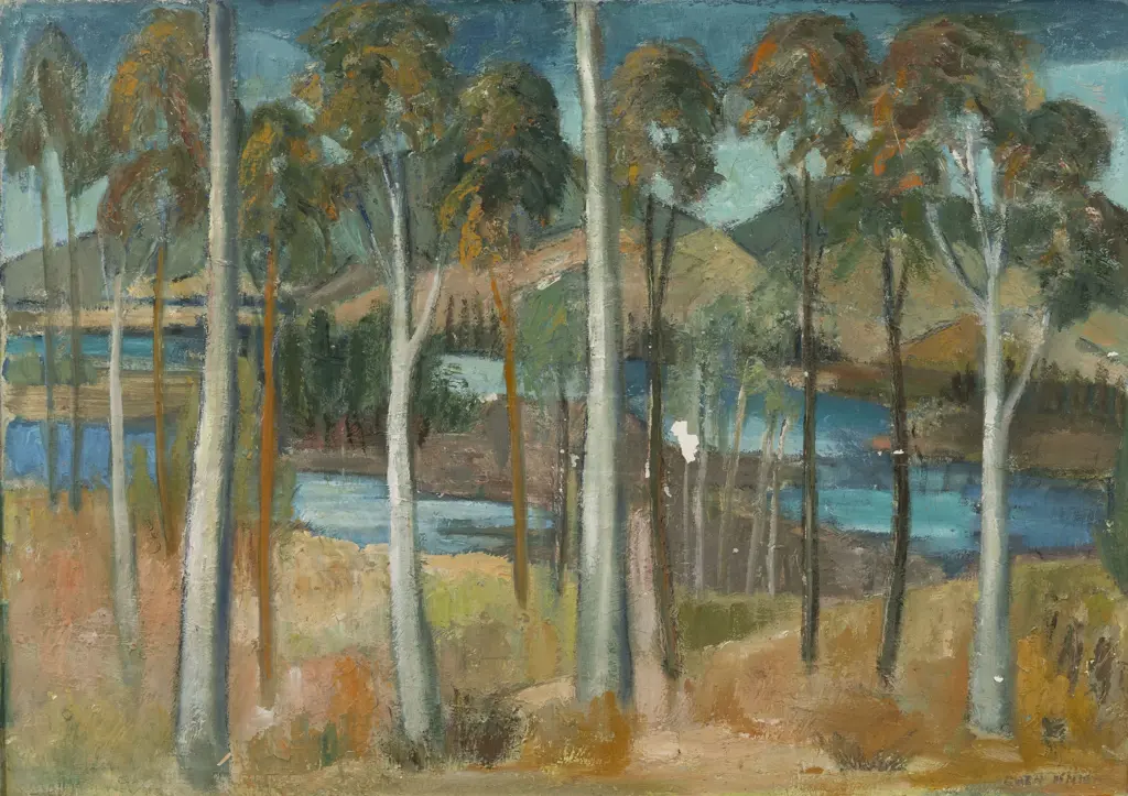 Gwen Knight - Coastal Landscape with Trees Image 1++