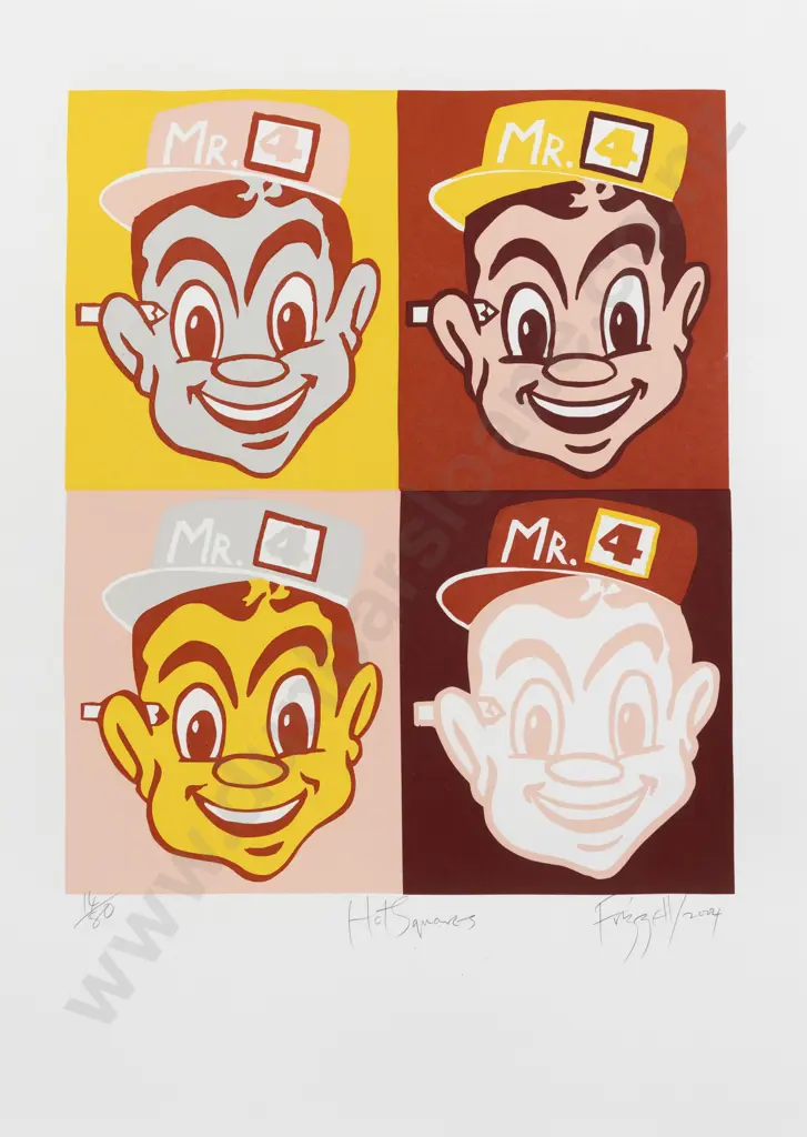 Dick Frizzell - Hot Squares Image 1++