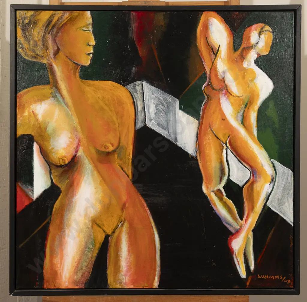 Patrick Williams - Two Female Figures Image 1++