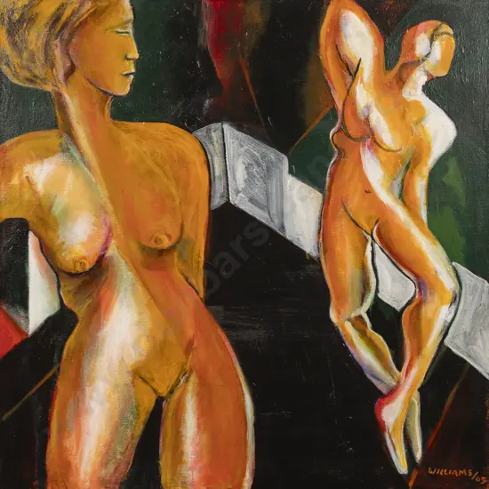 Patrick Williams - Two Female Figures
