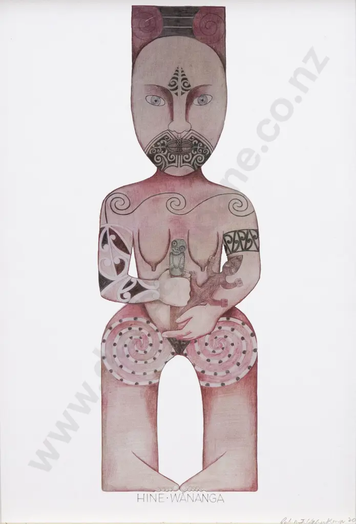 Robyn Kahukiwa - Nga Pou Wahine Prints (one a/f) (7) Image 1++