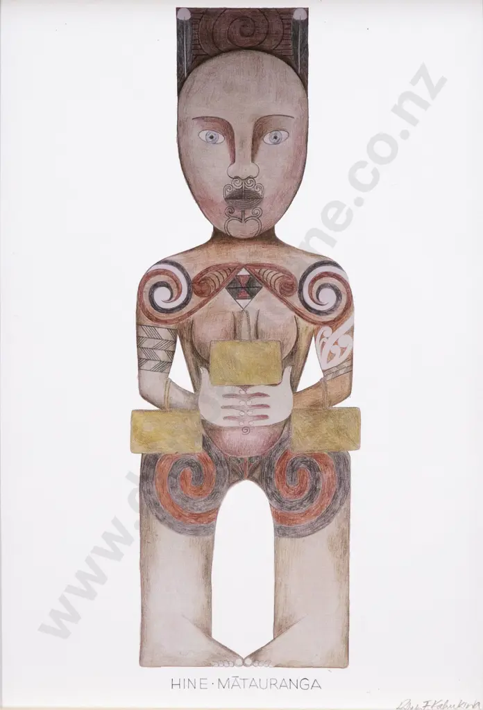Robyn Kahukiwa - Nga Pou Wahine Prints (one a/f) (7) Image 1++