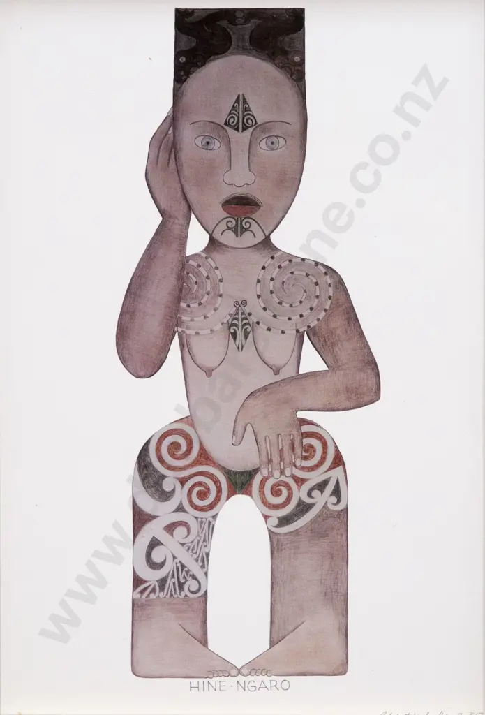 Robyn Kahukiwa - Nga Pou Wahine Prints (one a/f) (7) Image 1++