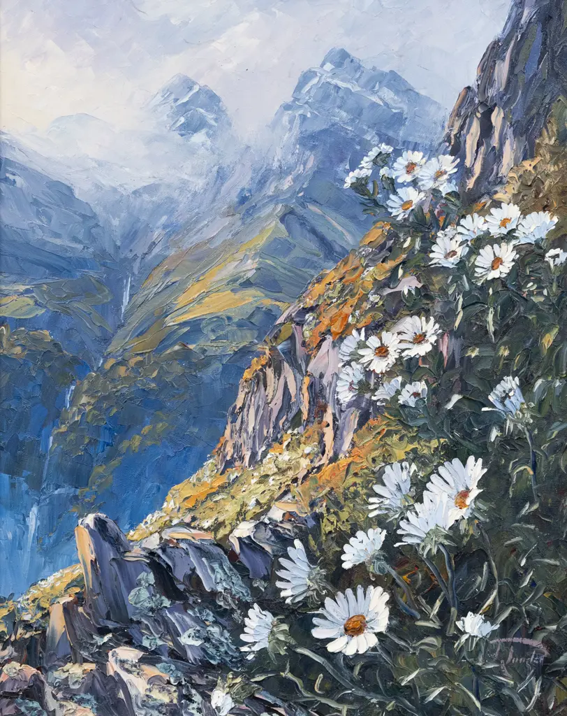 Richard Ponder - Mountain Garden - Routeburn Image 1++