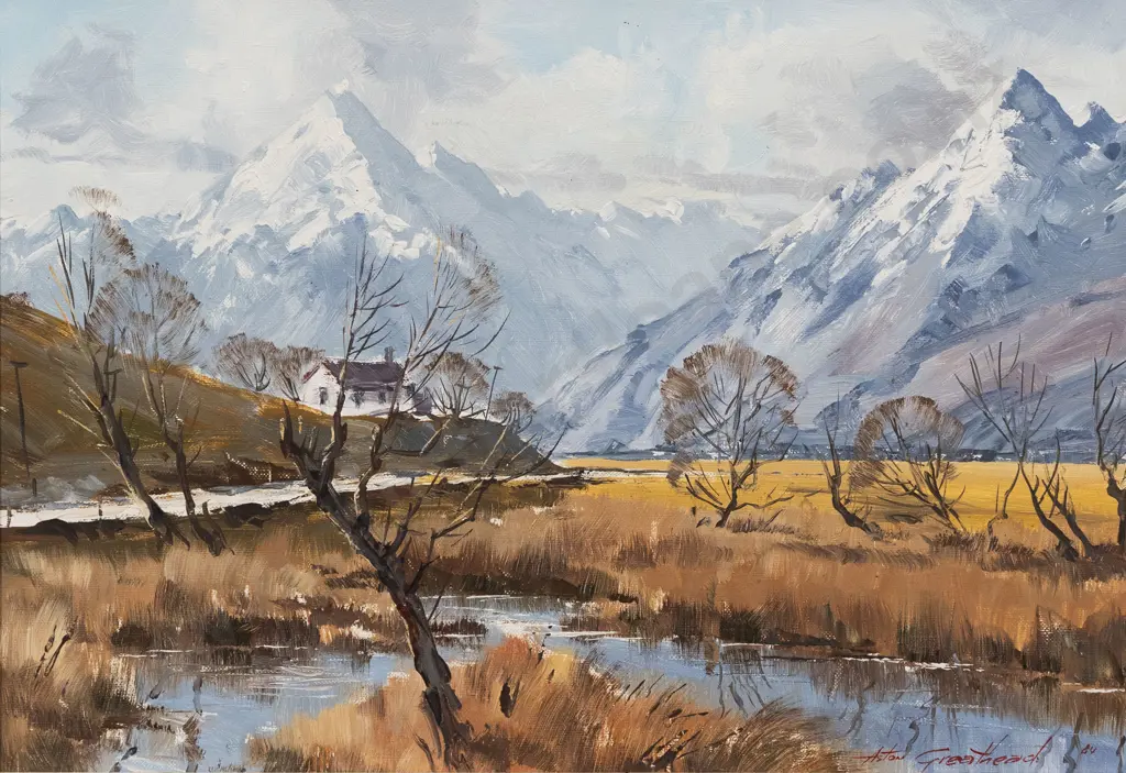 Aston Greathead - Mt Cook from the Old Road to the Hermitage Image 1++