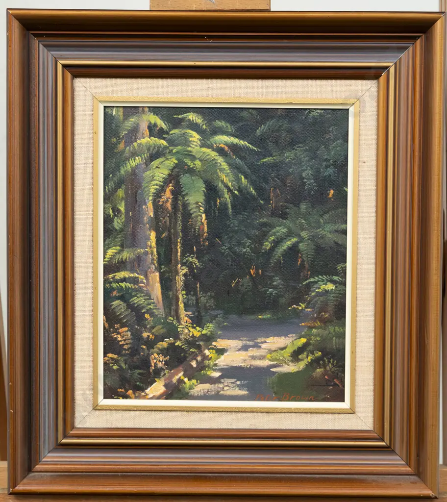 Peter Brown - Sunlit Track - Riwaka Image 1++
